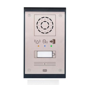 intercomunicador para puertas en términos de posibilidades, para una instalación simple. Ofrece las ventajas de un entorno IP y teléfono SIP